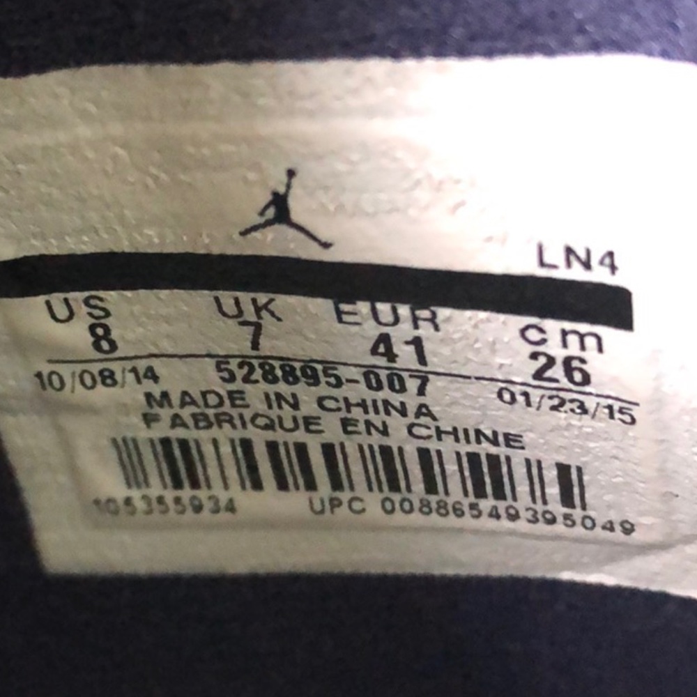 Air Jordan Retro V.1 Men's Sneakers Sz 8.5 - Picture 8 of 8